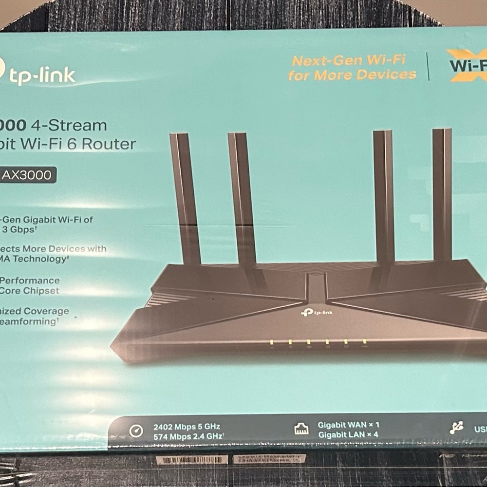 Archer AX3000 Wi-Fi 6 Smart Router - Picture 2 of 5